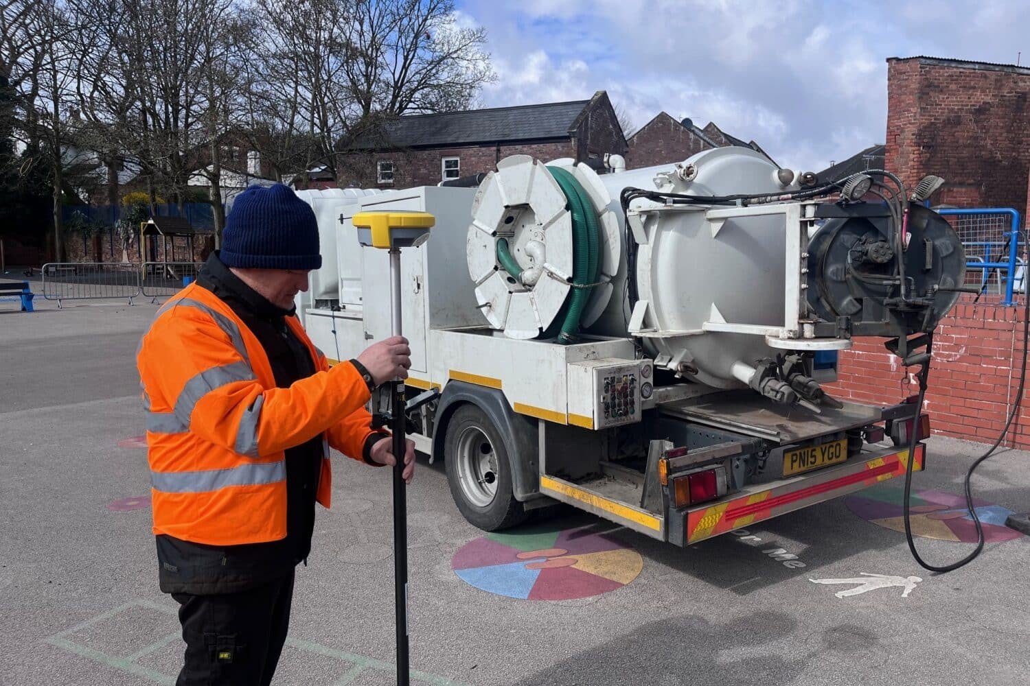 Pipe patching repair completed