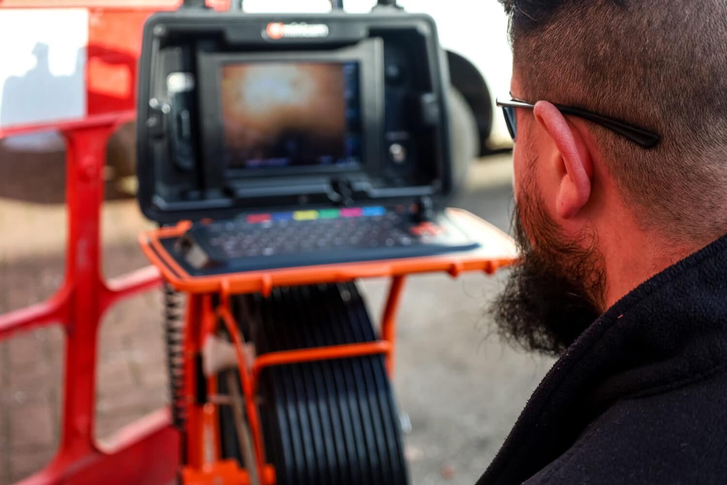 CCTV drain survey camera inspection